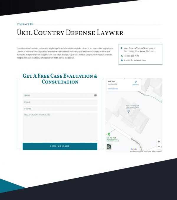 Ukila Lawyer Attorney Template kit for Elementor - Image 3