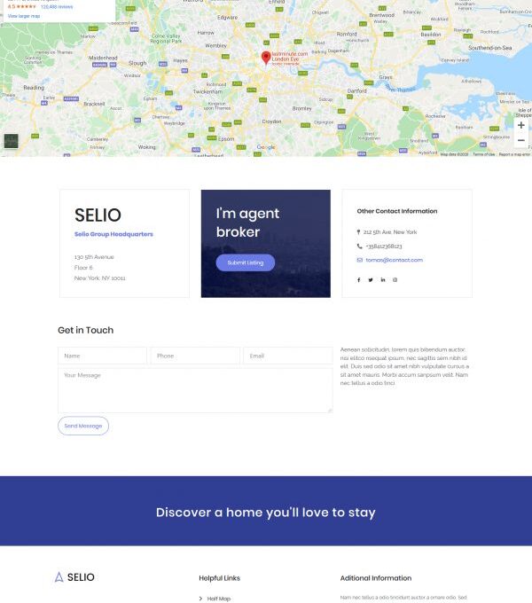 Selio Real Estate Directory Template kit - Image 19