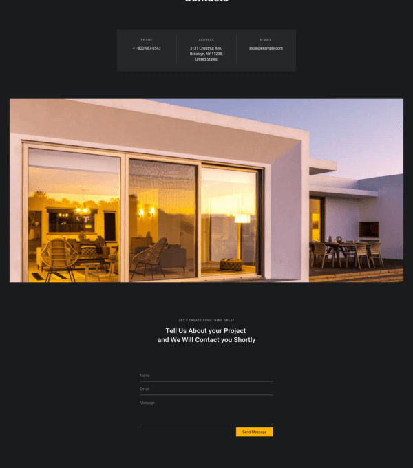 Alcor Dark Real Estate Elementor Template kit - Image 6