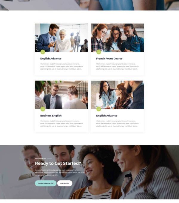 Translang Language Courses Translation Services El - Elementor Template Kit - Image 17