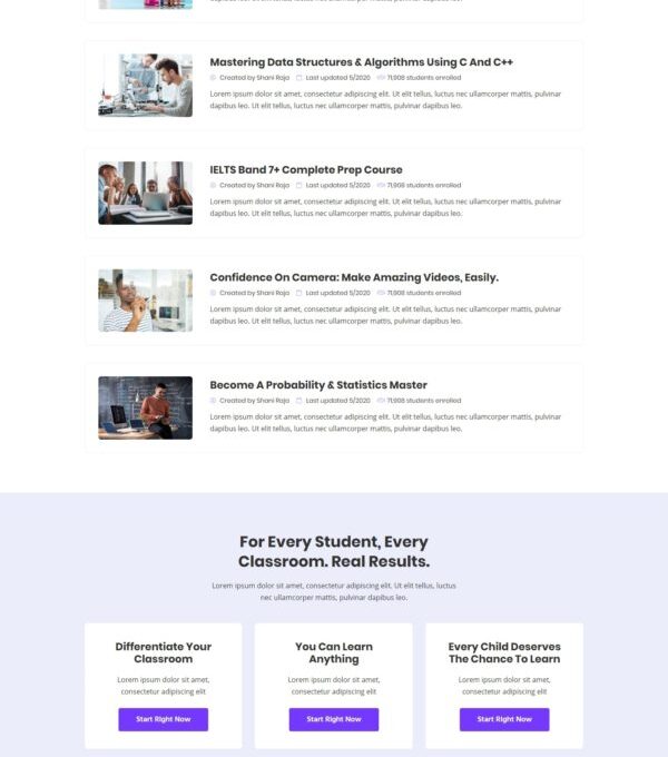 Courso Online University Courses Elementor Templat - Elementor Template Kit - Image 5