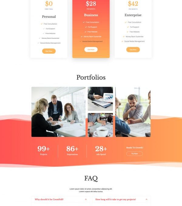 Creatifull Creative Agency Elementor Template kit - Image 12