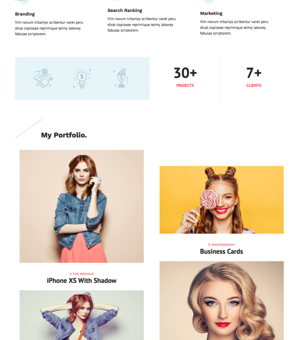 Mashura Portfolio Elementor Template kit - Image 2