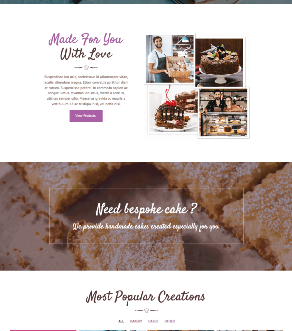 Cakeryshop Bakery Business Template kit - Image 2