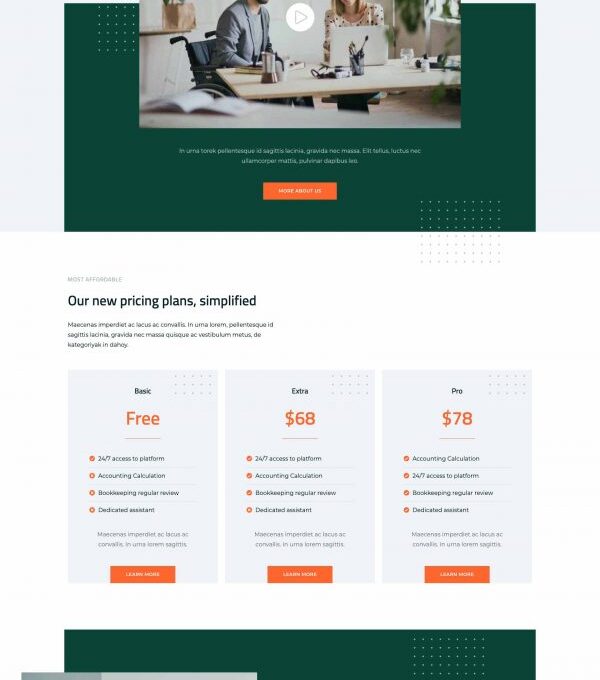 Sheet Modern Accounting Firm Template kit - Image 2