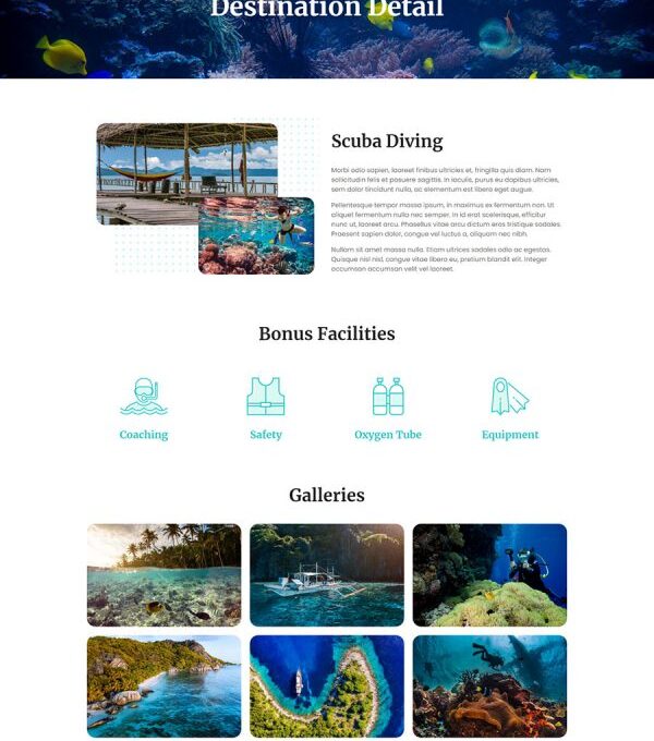 Sealosca Sea Adventure Travel Template Ki - Elementor Template Kit - Image 6