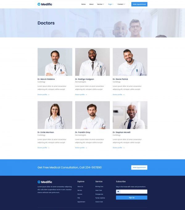 Medific Medical Elementor Template kit - Image 12