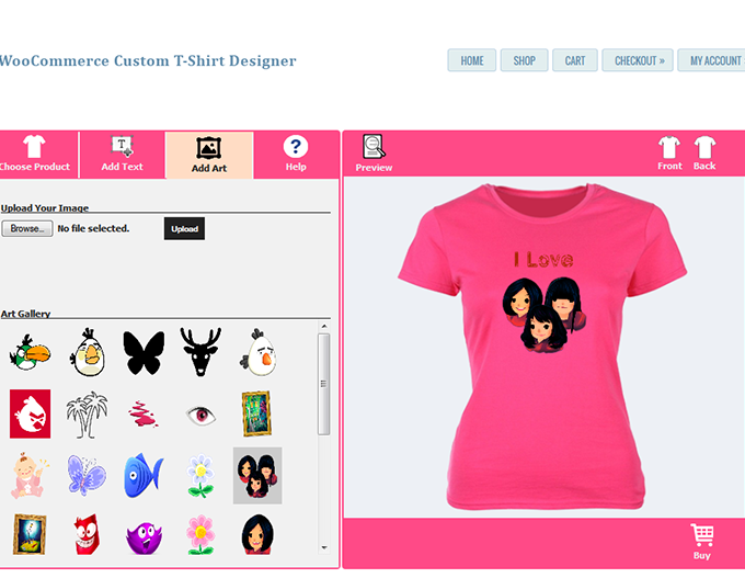 WooCommerce Custom T-Shirt Designer - Image 18