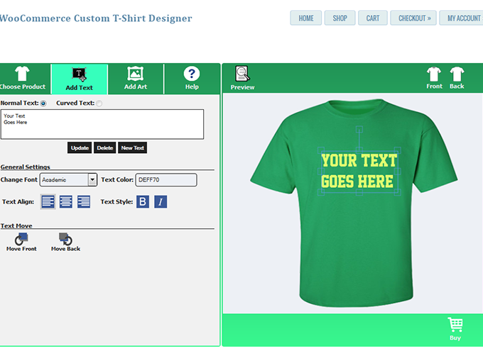 WooCommerce Custom T-Shirt Designer - Image 14