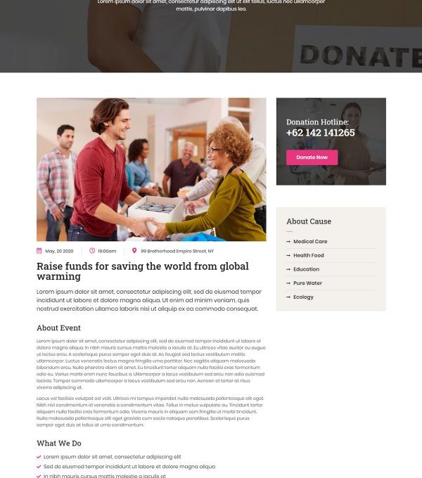 Ngoo Non Profit Charity Template kit - Image 5