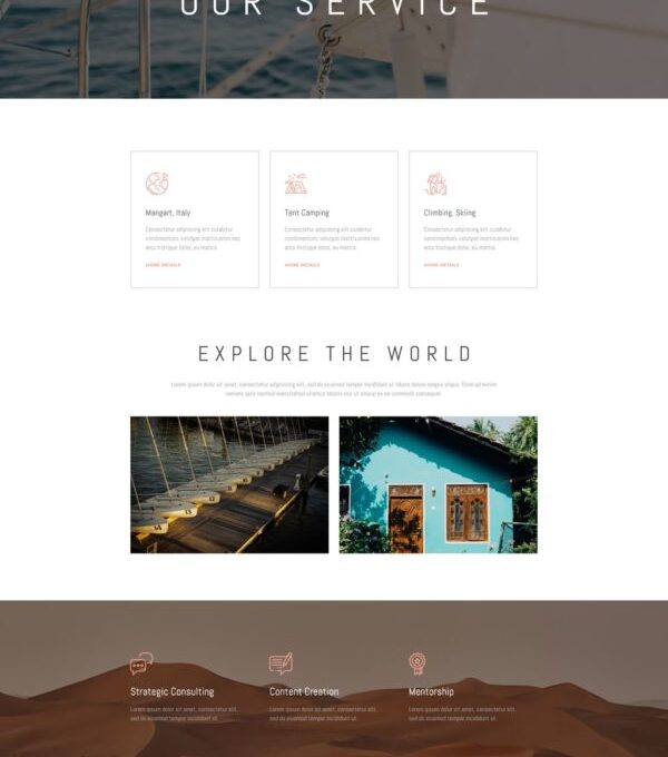 Vagabonds Travel Blog Template kit - Image 21