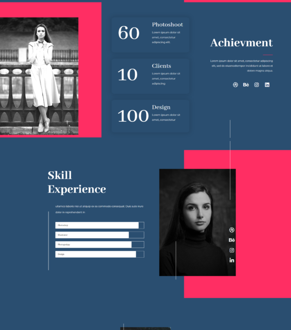 Exposure Personal Portfolio Elementor Template kit - Image 11