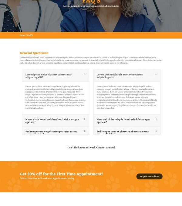 Petto Vetenary Pet Clinic Template kit - Image 7