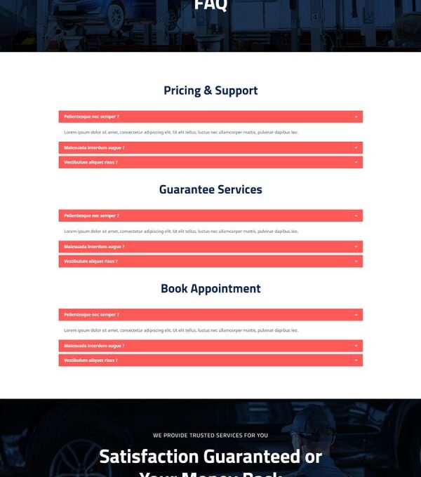 Reparo Car Service Elementor Template kit - Image 10