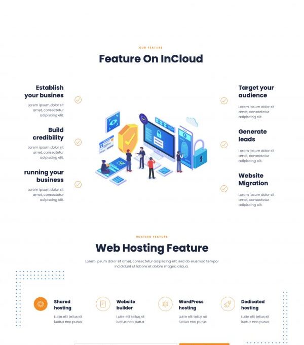 Incloud Web Hosting Elementor Template kit - Image 10