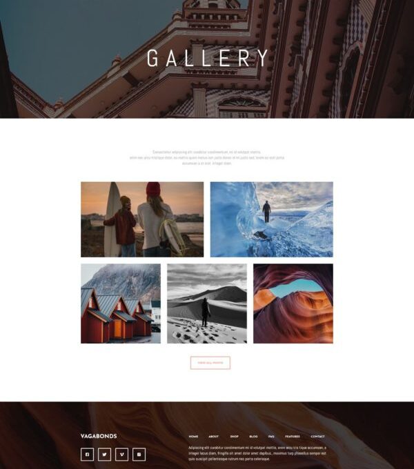 Vagabonds Travel Blog Template kit - Image 19