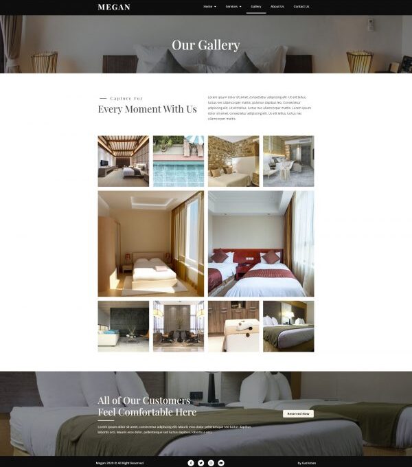 Megan Hotel Booking Template kit - Image 7