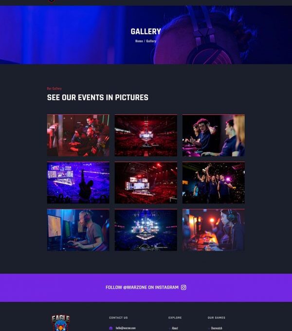 Warzon Esport Elementor Template kit - Image 6