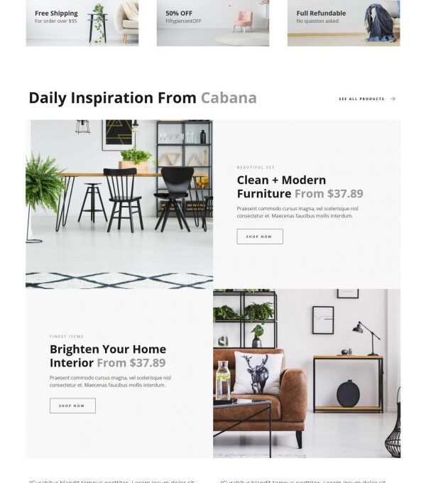 Cabana Furniture Woocommerce Template kit - Image 15