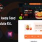 Hotte Take Away Food Elementor Template Ki - Elementor Template Kit - Image 2