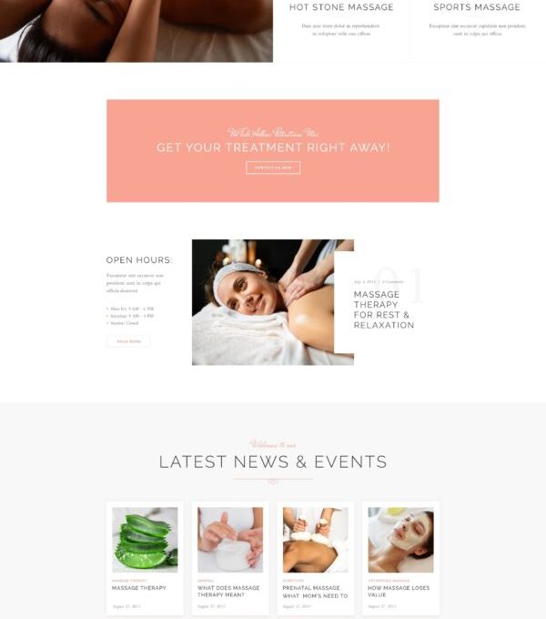 Jacqueline Spa Massage Salon Elementor Template Ki - Elementor Template Kit - Image 2