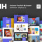 Mih Personal Portfolio Resume Template kit - Image 2