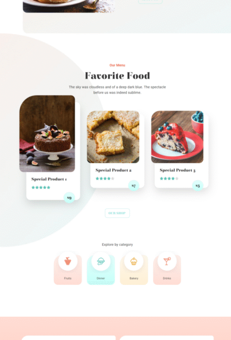 Bakekit Food and Cake Elementor Template - Elementor Template Kit - Image 2