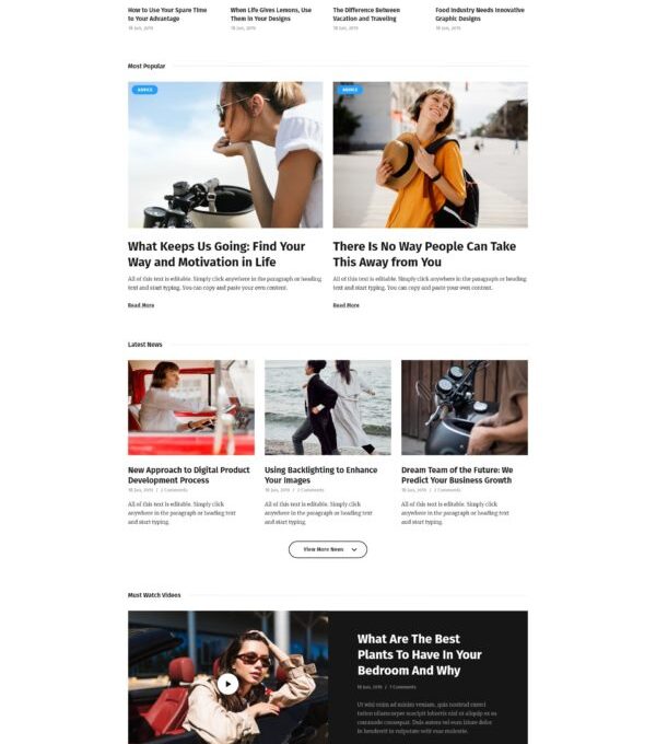 Blabber Modern Blog Magazine Elementor Template Ki - Elementor Template Kit - Image 2