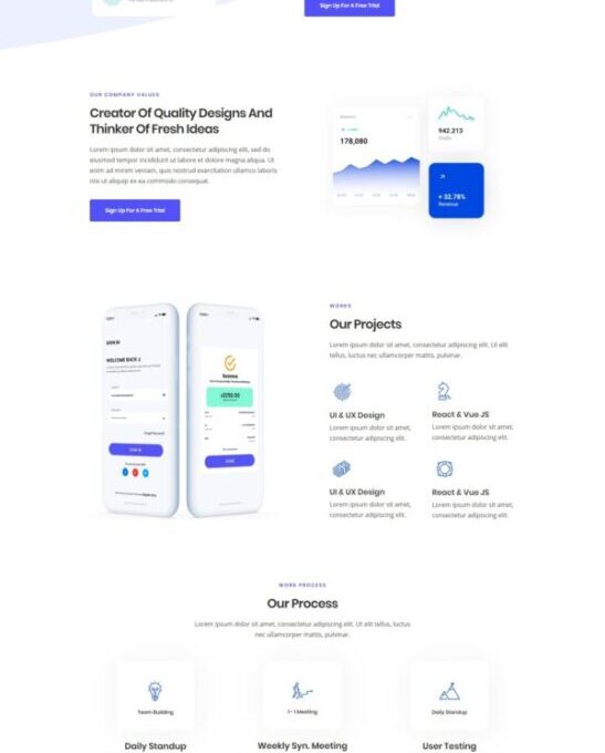 Burto Saas Digital Agency Elementor Template kit - Image 2