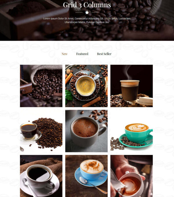 Coffeekup Cafe Coffee Shop Elementor Template kit - Image 11