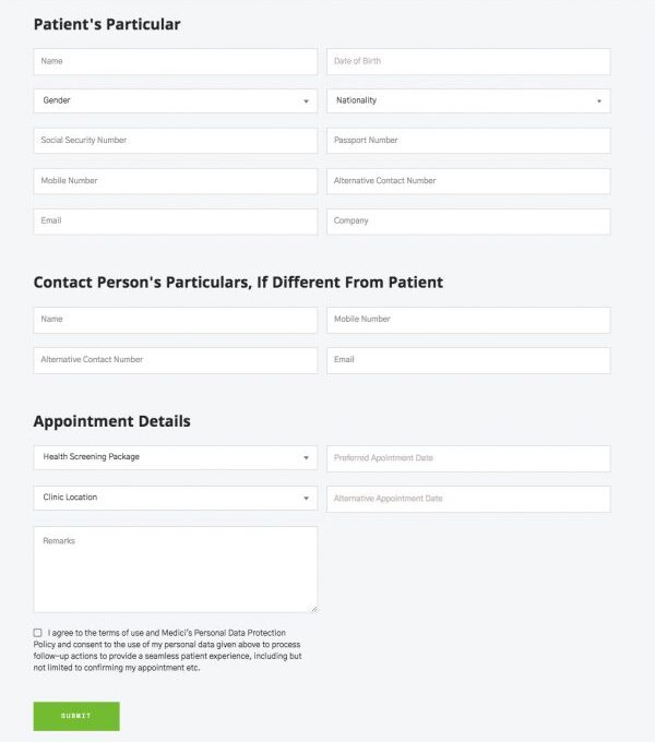 Medici Hospital Health Services Template kit - Image 10