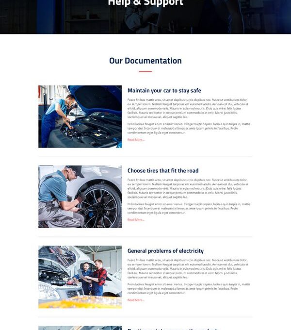 Reparo Car Service Elementor Template kit - Image 5