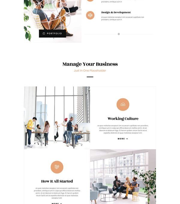 Space Creative Agency Template kit - Image 11