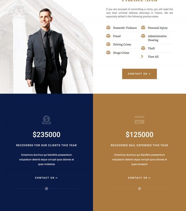 Legale Lawyer Law Firm Template kit - Image 10