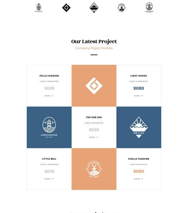 Space Creative Agency Template kit