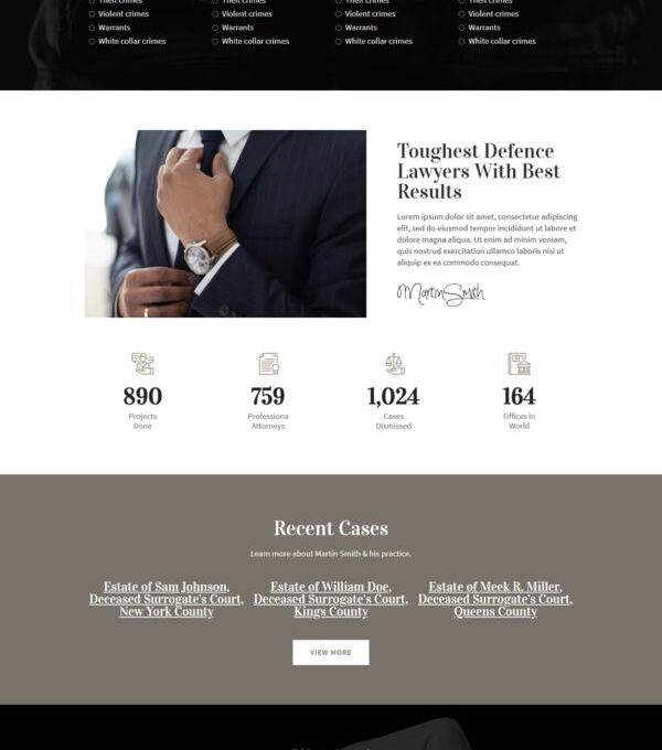 Lawyere Legal Attorney Template kit - Image 11