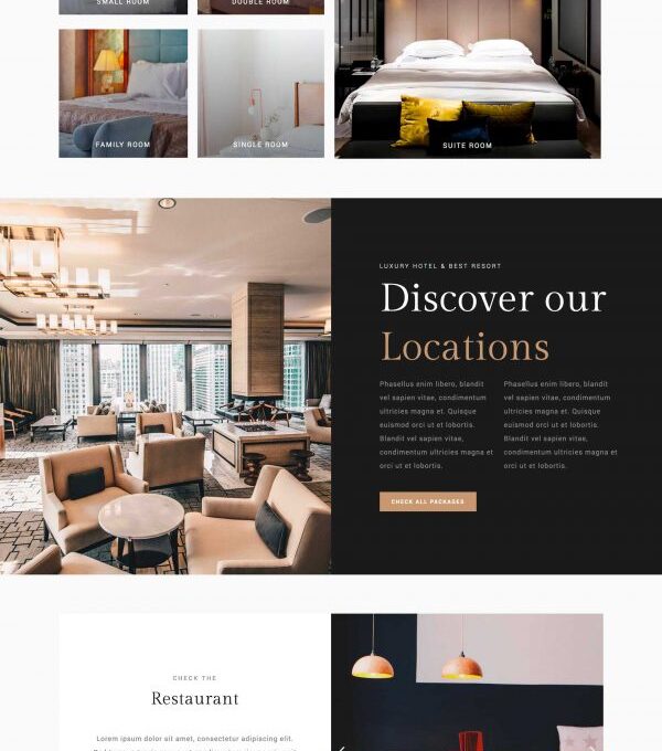 Nicdark Hotel Booking Template kit - Image 6