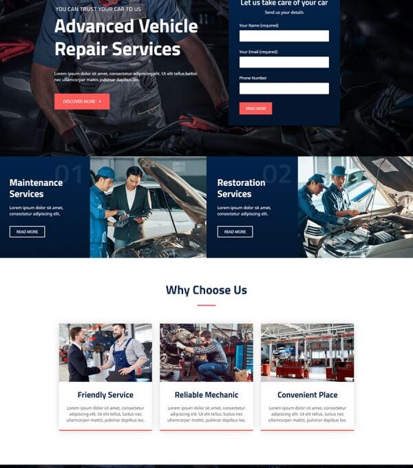 Reparo Car Service Elementor Template kit - Image 13