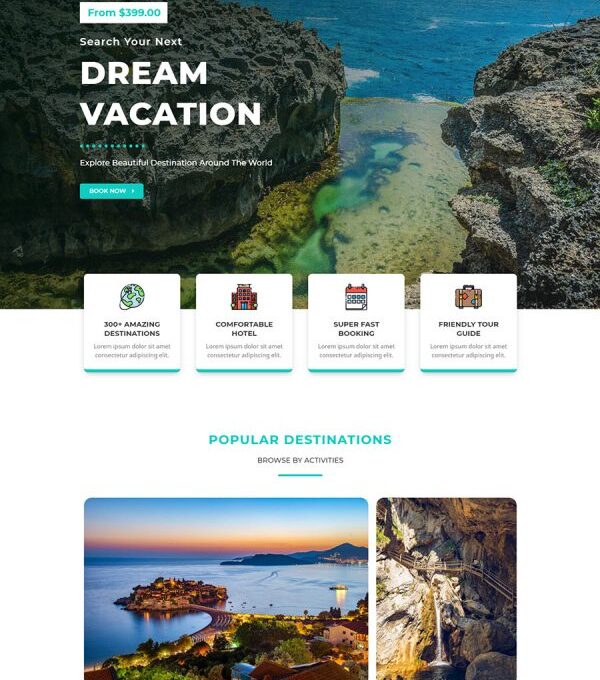 Travosca Travel Elementor Template kit - Image 13