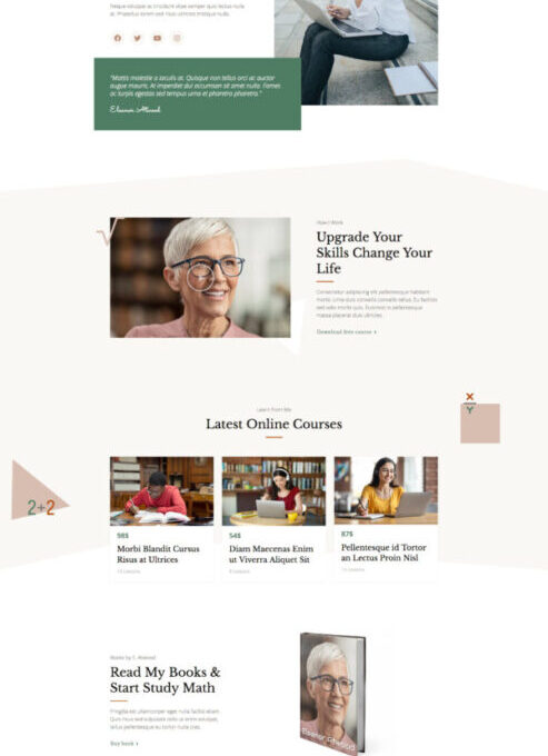 Mizar Private Teacher Education Elementor Template - Elementor Template Kit