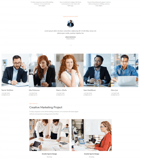 Bizkit Multipurpose Business Template kit - Image 14