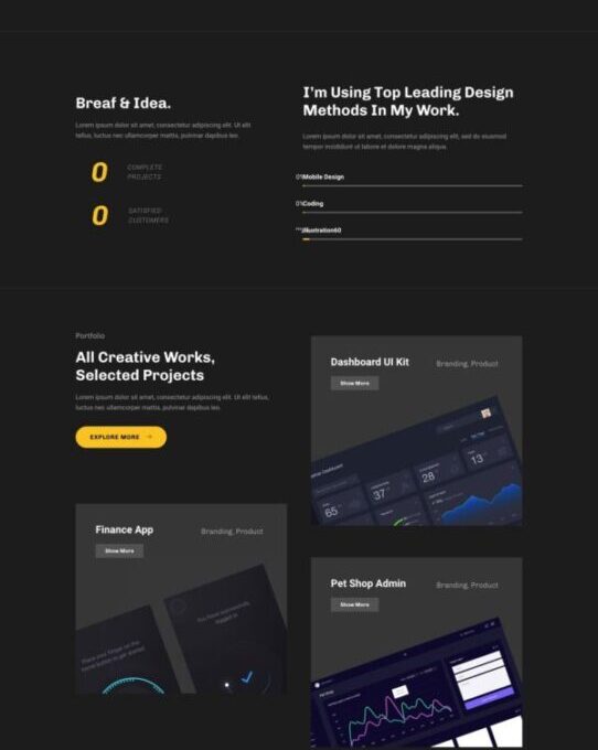 Thomas Cvportfolio Elementor Template kit - Image 8