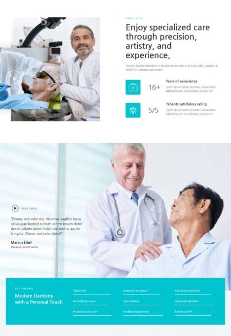 Urbandental Dentist Dental Clinic Template kit