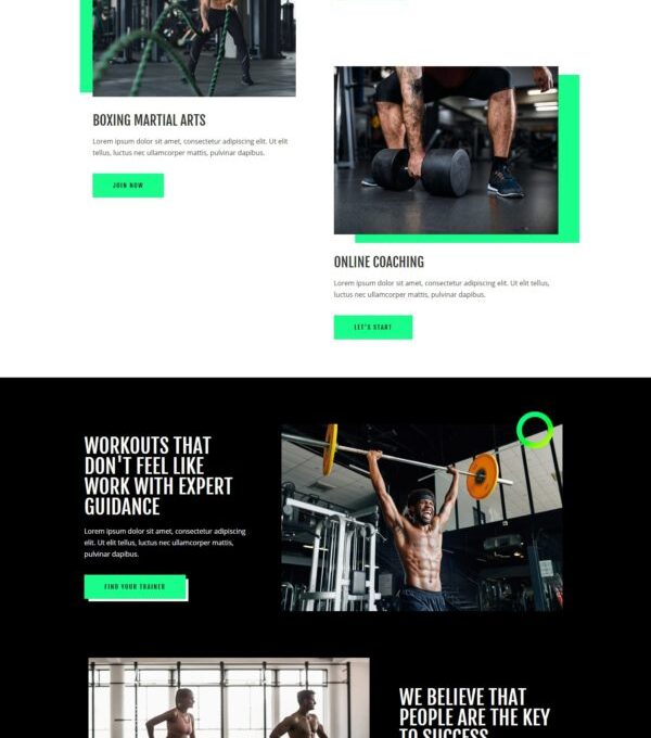 Crossgym Gym Fitness Elementor Template kit - Image 12