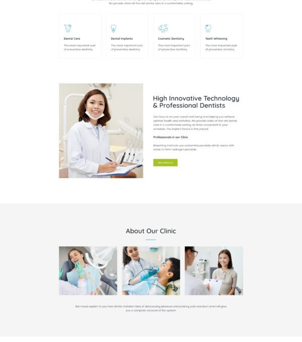 Dentario Dentist Medical Elementor Template kit - Image 3