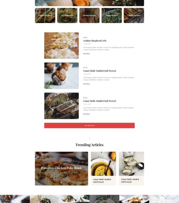 Especio Food Blog Elementor Template kit - Image 17