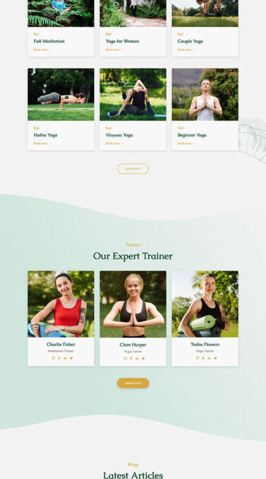 Anayoga Yoga Teacher Studio Elementor Template kit - Image 12