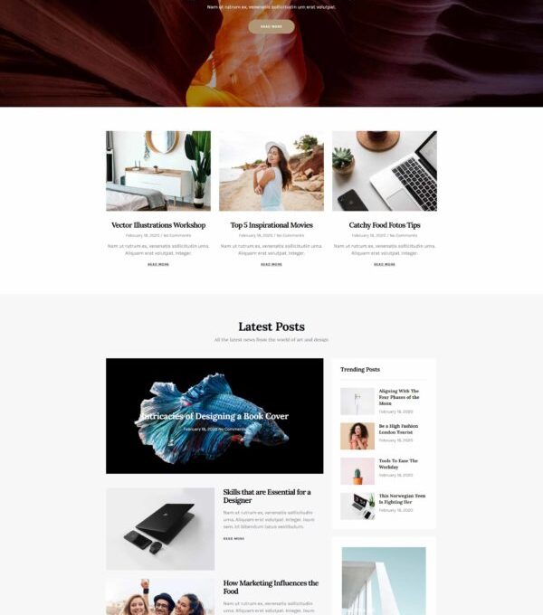 Katelyn Modern Blog Template kit - Image 5