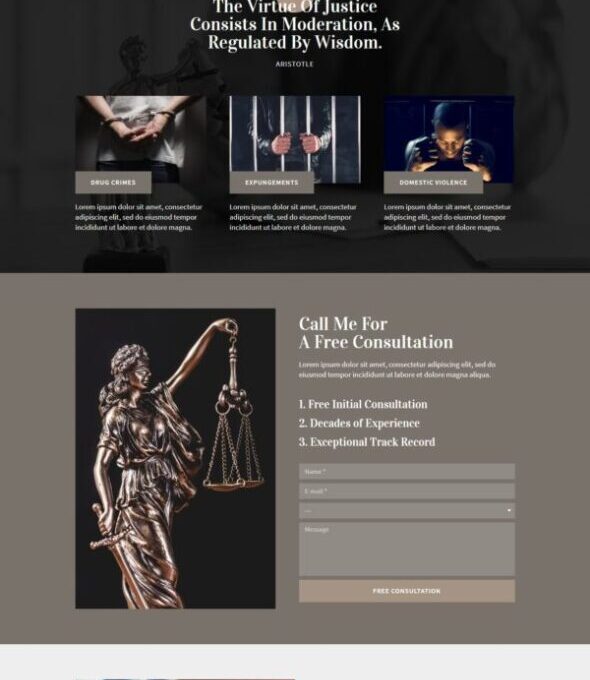 Lawyere Legal Attorney Template kit