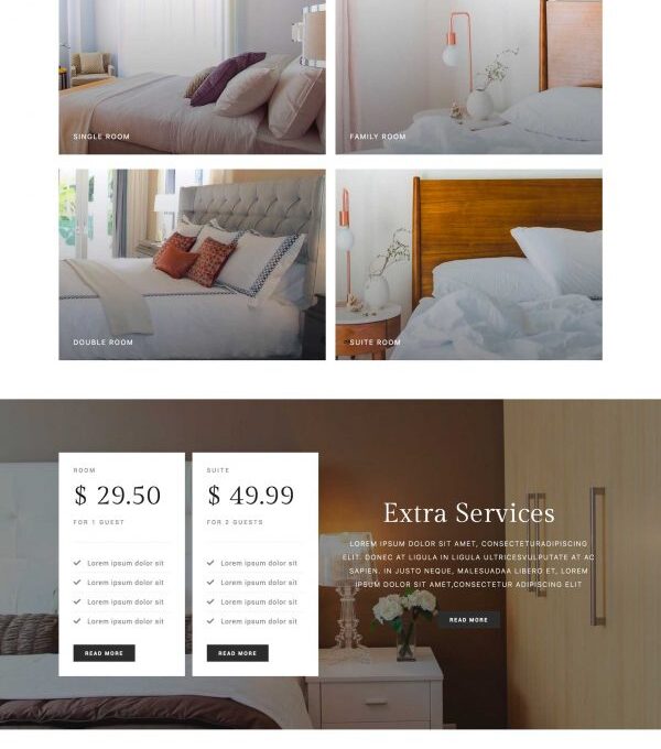 Nicdark Hotel Booking Template kit - Image 5